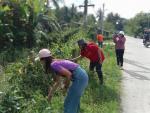 ปรับปรุงภูมิทัศน์ถนนสายคลองลัด - ตรงบน
